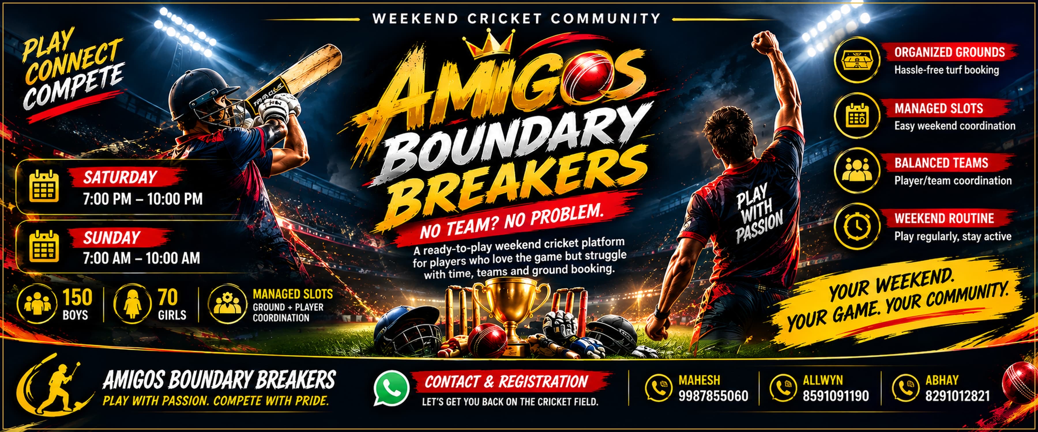 AMIGOS BOUNDARY BREAKERS-MEN